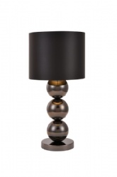 Pearl Black Mini Ball Table Lamp