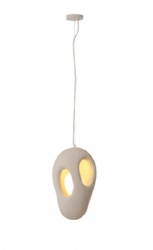 Hollow Glass Fibre Reinforced Plastic (GFRP) Wabi-Sabi Pendant Lamp